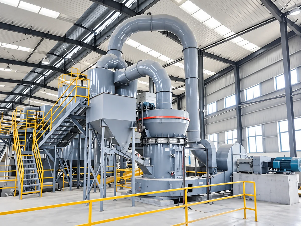Gypsum powder production line in INDONESIA