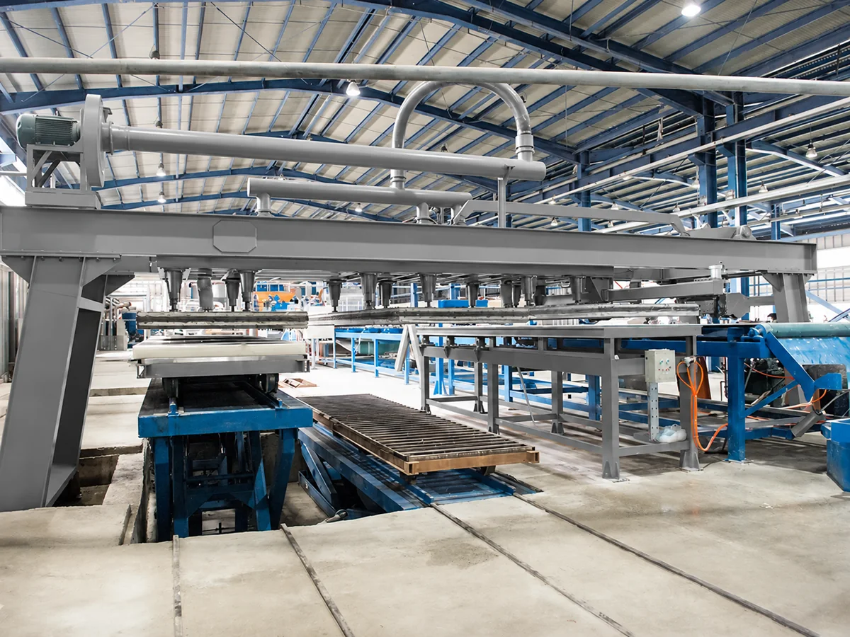 Calcium silicate board production line in IRAN